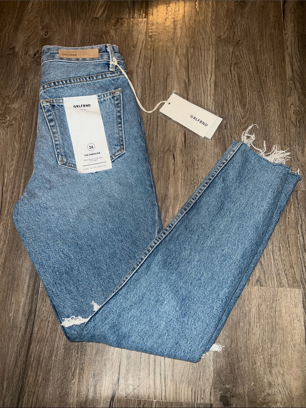 Grlfrnd Karolina jeans sz 26 nwt